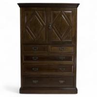 Morris & Co., A Superior Quality Aesthetic Movement Walnut Tallboy - Thumbnail 1