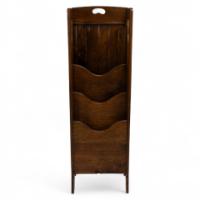 Wylie & Lochhead, attributed. A Glasgow-Style Arts & Crafts Oak Magazine Rack - Thumbnail 1