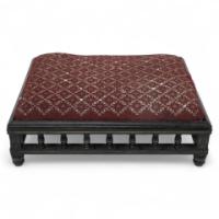 Small Aesthetic Movement Ebonized Foot Stool c.1880 - Thumbnail 1