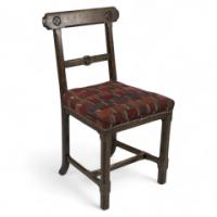 A. W. N. Pugin, attributed. Made by Gillows of Lancaster. A Gothic Revival Oak Side Chair