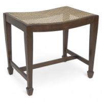 An Arts & Crafts Sturdy Little Walnut Stool