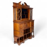Collinson & Lock, attributed. An Anglo-Japanese Inverted Mahogany Sideboard - Thumbnail 1