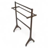 An Aesthetic Movement Oak Towel Rail
