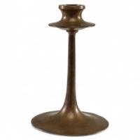 Dryad of Leicester. An Arts & Crafts Brass Candlestick