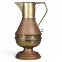 Jones & Willis Gothic Revival Brass Jug From the Church of St Barnabas of Darwen