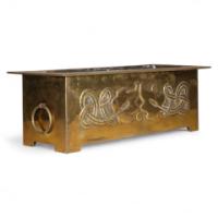 Margaret Gilmour School. A Glasgow School Brass Planter - Thumbnail 1