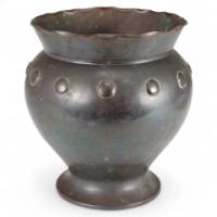 Dr. C. Dresser for Benham & Froud. An Arts & Crafts Copper Plant Pot