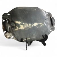 Liberty & Co. Tudric 042 pewter tray with heart handles