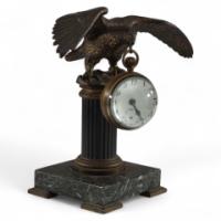 French Gilt Bronze Fob Watch Holder