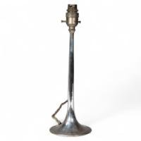 An Arts & Crafts Silver Plated Table Lamp - Thumbnail 1