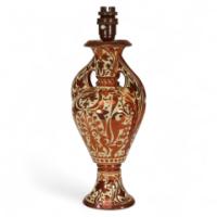 Cantagalli – Italian Porcelain Copper Lustre Table Lamp - Thumbnail 1
