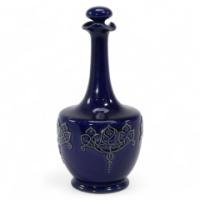 Royal Doulton. An Arts & Crafts Beefeater Gin Advertising Decanter & Stopper