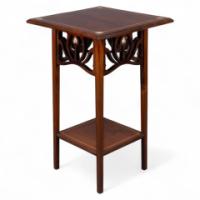 Liberty & Co., attributed. An Arts & Crafts Mahogany Occasional Table with Mother-Of-Pearl Inlays - Thumbnail 1