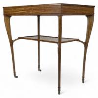 A. H. Mackmurdo for E. Goodall. A Rare Early Art Nouveau Satinwood Side Table