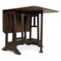 Liberty & Co Attributed – Arts and Crafts Oak Drop-Leaf Table