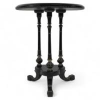 Gillows of Lancaster, attributed. An Aesthetic Movement Ebonized Circular Side Table