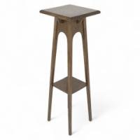 Liberty & Co., attributed. An Arts & Crafts Walnut Plant Stand