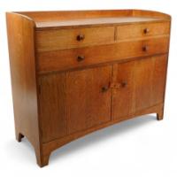 Ambrose Heal – Arts and Crafts Oak Cottage Sideboard or Dresser - Thumbnail 1