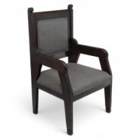 Dr Christopher Dresser In the Style of – Aesthetic Movement Ebonised Armchair - Thumbnail 1
