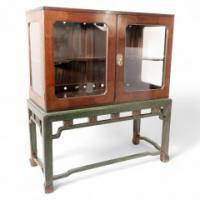 Sir Robert Lorimer, attributed. Whytock & Reid Edinburgh Anglo-Chinese Display Cabinet