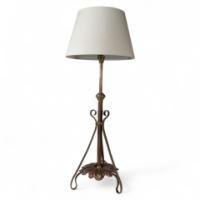 W. A. S. Benson. A Rare Arts & Crafts Telescopic Adjustable Copper & Brass Table Lamp