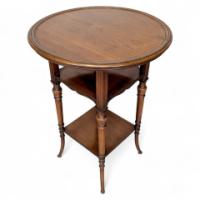 E. W. Godwin for Collinson & Lock. An Aesthetic Movement Mahogany Side Table