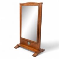 George Walton. An Arts & Crafts Oak Dressing Table Mirror