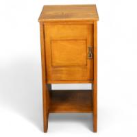 Wylie & Lochhead. A Pair of Arts & Crafts Ash Bedside Cabinets - Thumbnail 1