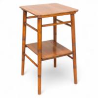 E. W. Godwin in the Style Of. An Aesthetic Movement Satinwood Side Table