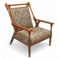 Dr. C. Dresser Manufactured for the Art Furniture Alliance. A Rare & Important Aesthetic Movement Armchair
