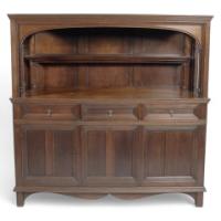 Philip Webb for Morris & Co., a Rare & Important Arts & Crafts Walnut Sideboard