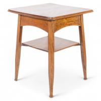 Inglesant of Leicester. An Arts & Crafts Oak Two-tier Side Table