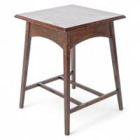 Liberty & Co., attributed. A Good Quality Well Designed Arts & Crafts Oak Side Table - Thumbnail 1
