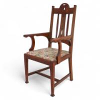 Goodall, Lambs & Heighway of Manchester. An Arts & Crafts Oak Armchair