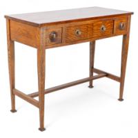 Shapland & Petter. An Oak Arts & Crafts Hall/side Table or Small Desk - Thumbnail 1
