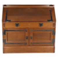 Leonard Wyburd for Liberty & Co., A Good Quality Liberty & Co., Oak Bureau - Thumbnail 1