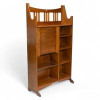 A Good Glasgow School Bureau Bookcase - Thumbnail 1