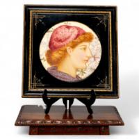 J. P. Hewitt. An Aesthetic Movement Circular Plaque