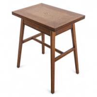 William Birch. Arts & Crafts Oak Card or Game Table with a Swivel & Fold Out Top