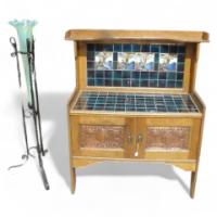 Shapland and Petter. An Arts and Crafts oak washstand - Thumbnail 1