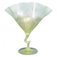 James Powell of Whitefriars. A hand blown Art and Crafts Vase - Thumbnail 1