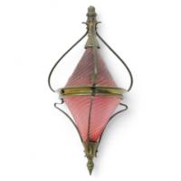 WAS Benson. A rare double conical hanging lamp - Thumbnail 1