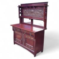 Shapland & Petter. An Exceptional Quality Arts & Crafts Mahogany Sideboard
