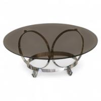 Knut Hesterberg (style of). A heavy gage modernist 1970s chrome. - Thumbnail 1