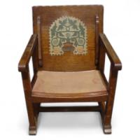 A Retro Monks Seat/side Table - Thumbnail 1