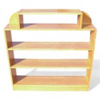 British c.1930 Modernist Light Oak Open Bookcase