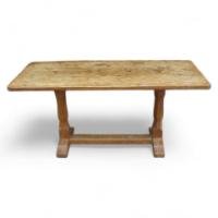 Robert Mouseman Thompson. A dining table. - Thumbnail 1