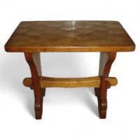 Thomas Gnomeman Whittaker. A good quality oak sidetable - Thumbnail 1