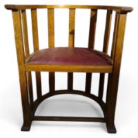 M H Baillie Scott (style of). An Arts and Crafts armchair - Thumbnail 1