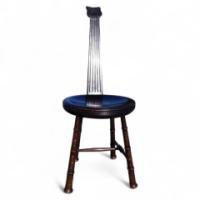 Liberty and Co. A rare Arts and Crafts music chair - Thumbnail 1
